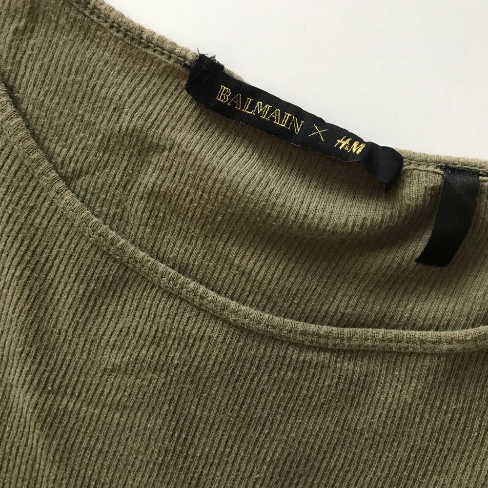 Balmain x H&M men’s Henley Shirt